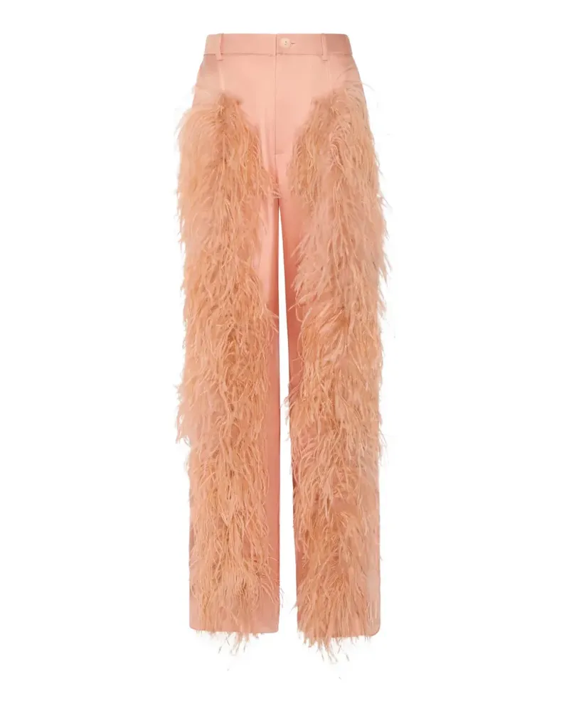 LAPOINTE belt-loops trousers - Rosa Rosa