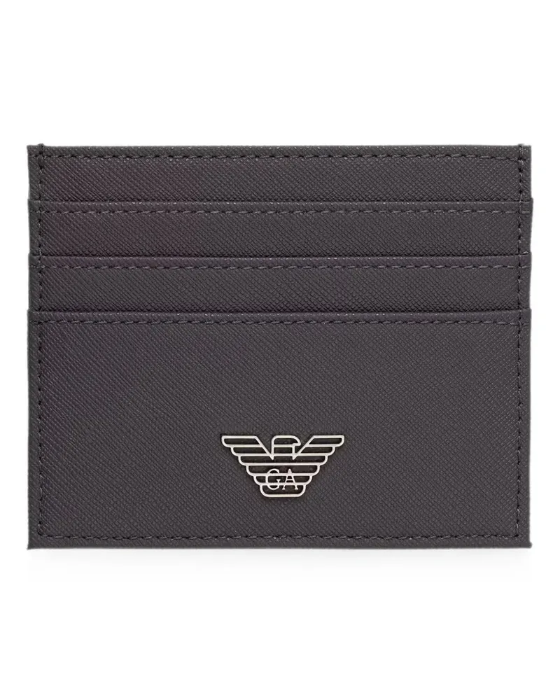 Emporio Armani Kartenetui-Set mit Logo-Schild - Grau Grau
