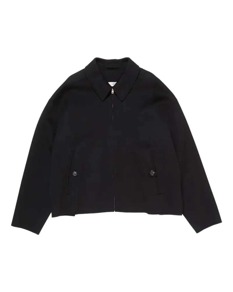 Acne Studios Jacke mit Reißverschluss - Schwarz Schwarz