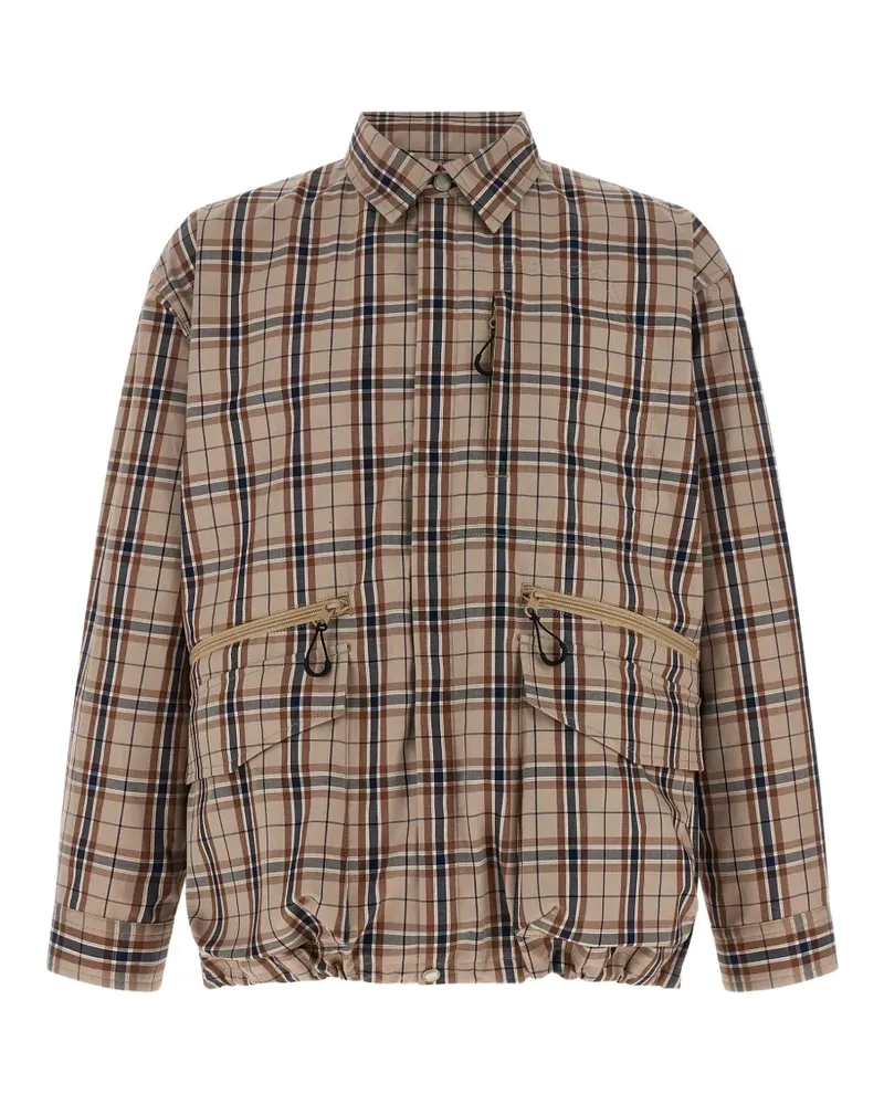 Comme des Garçons Karierte Hemdjacke - Nude Nude