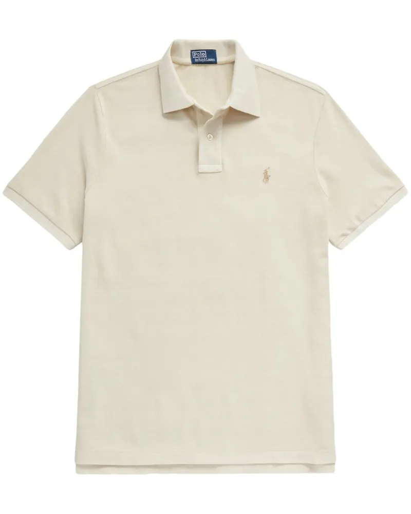Ralph Lauren Poloshirt mit Polo Pony-Stickerei - Nude Nude