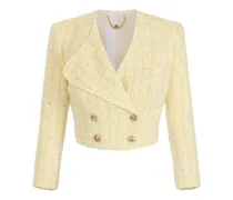 Sakko aus Lurex - Gelb