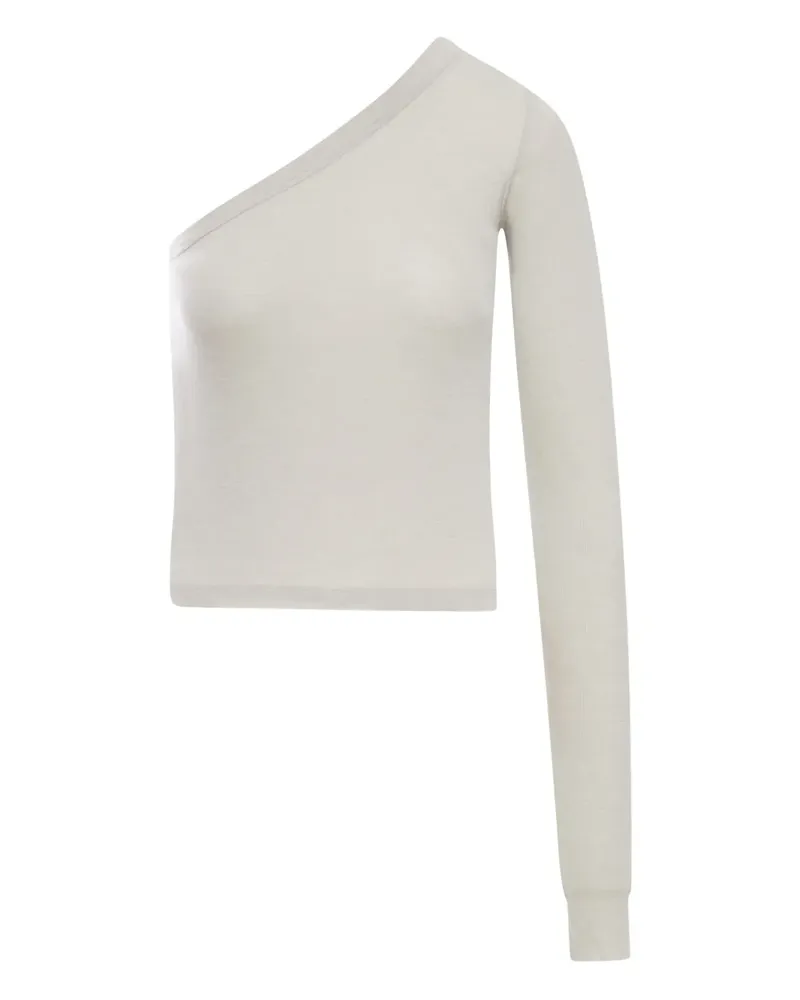 Rick Owens Asymmetrisches Langarmshirt - Nude Nude