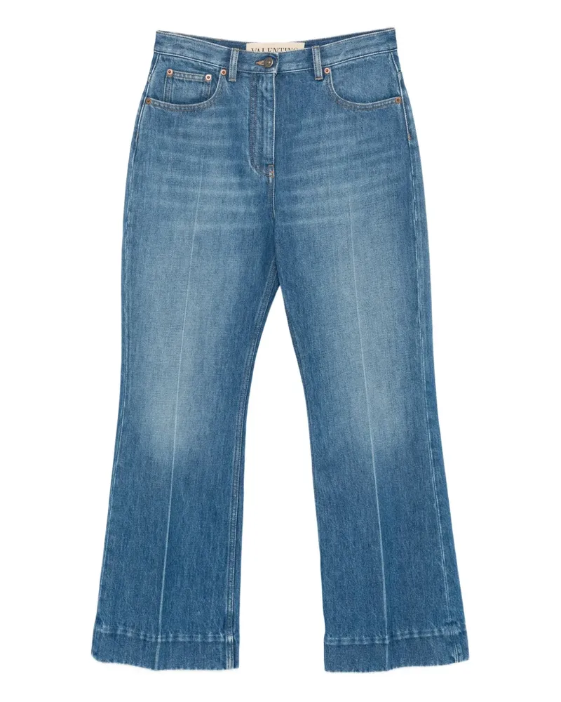 Valentino Garavani Ausgestellte Cropped-Jeans - Blau Blau