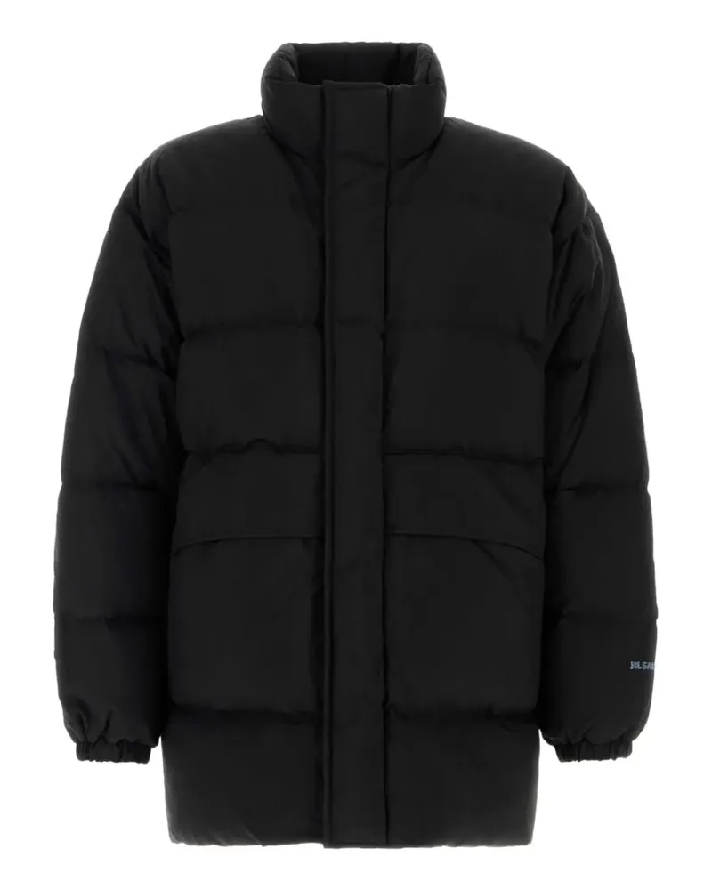 Jil Sander Gesteppter Mantel - Schwarz Schwarz