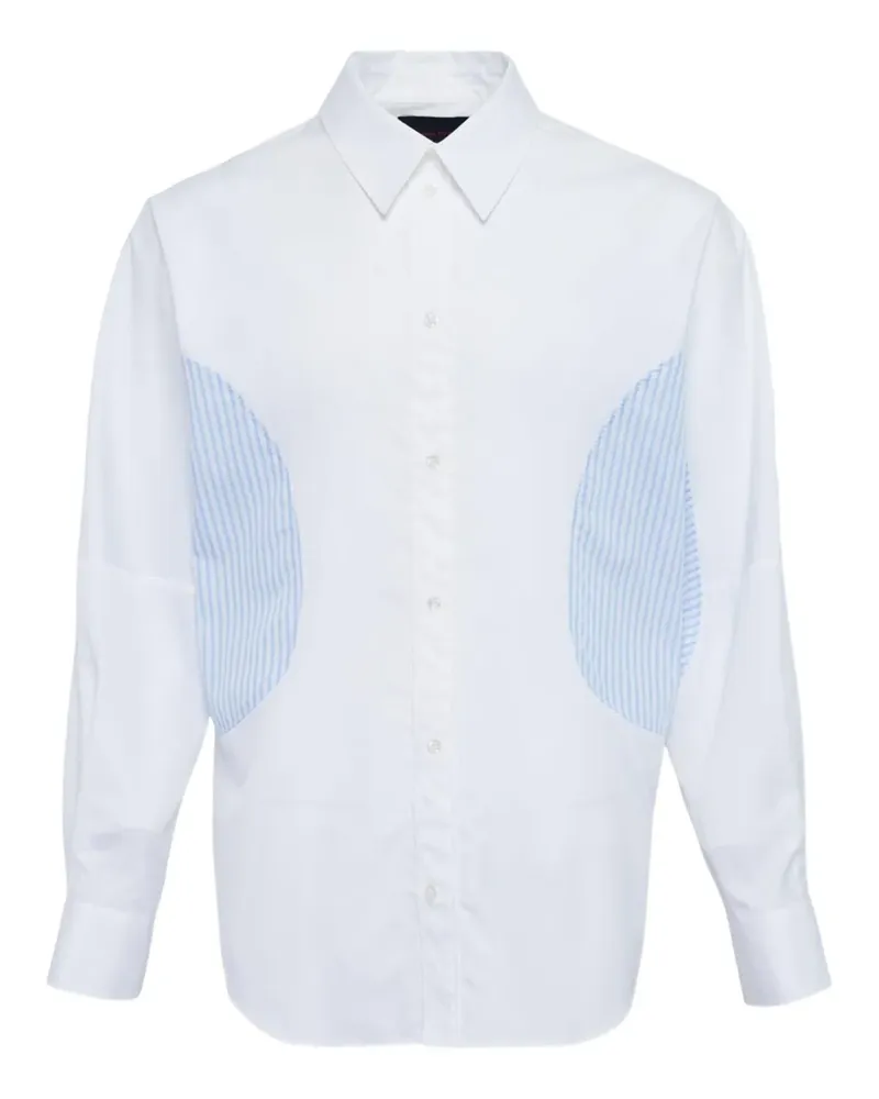 Simone Rocha patchwork egg shirt - Weiß Weiß