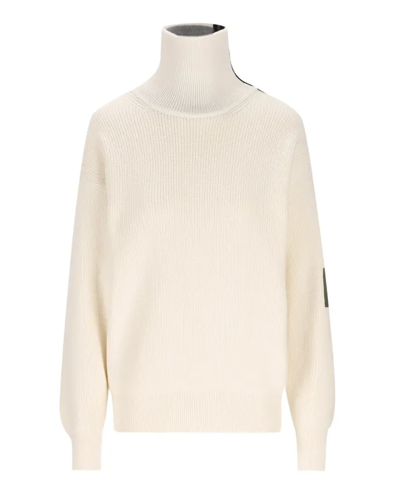 Loewe contrast-trim wool sweater - Nude Nude