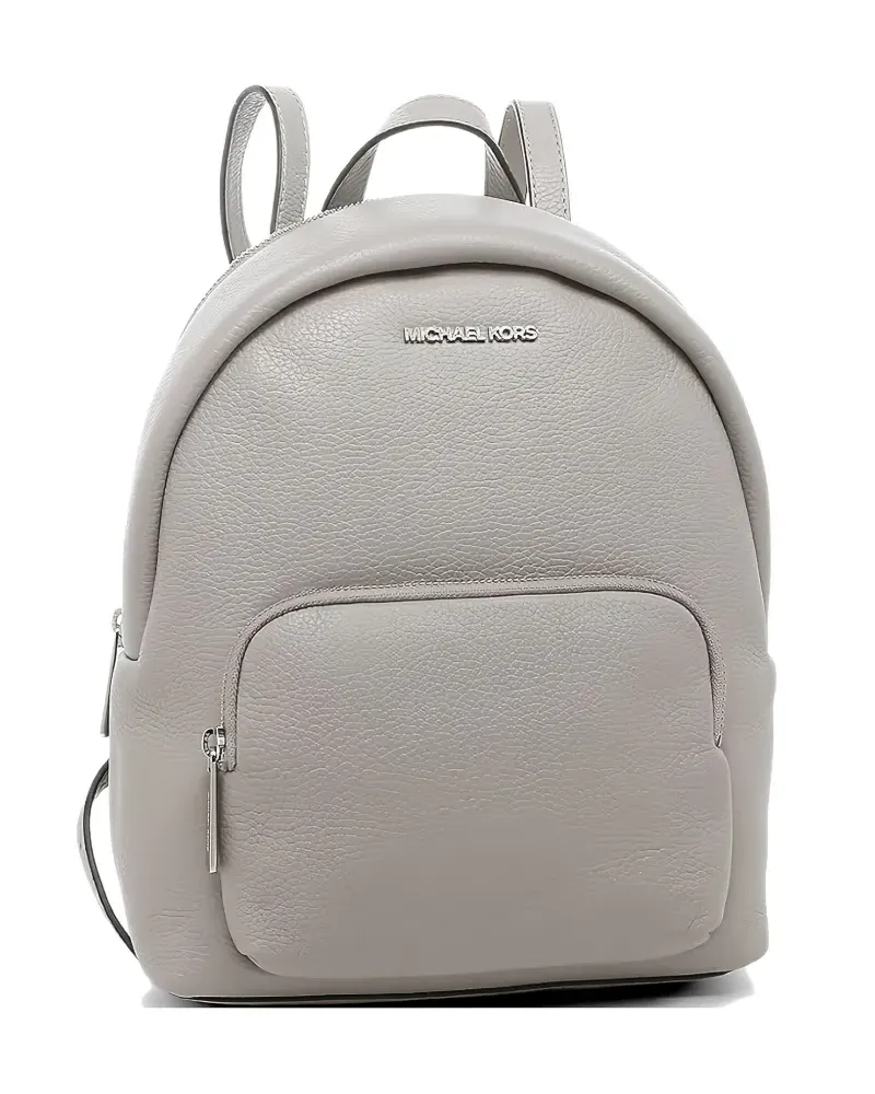 Michael Kors Erin pebbled leather backpack - Grau Grau