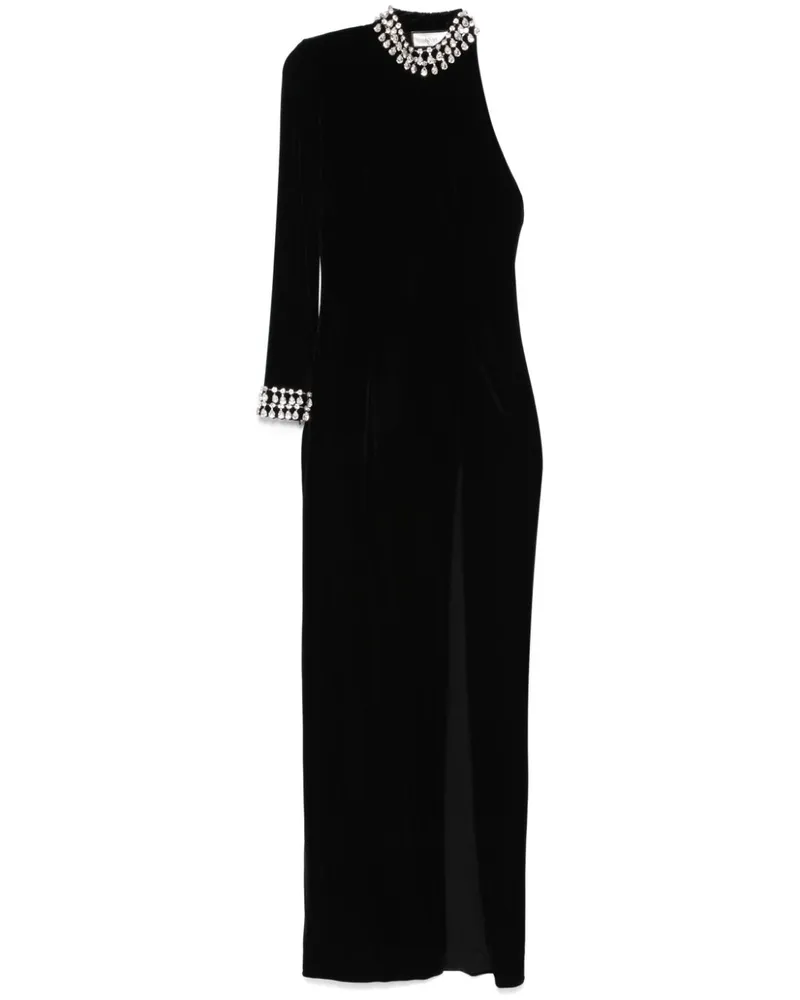 NISSA Asymmetrisches Abendkleid - Schwarz Schwarz