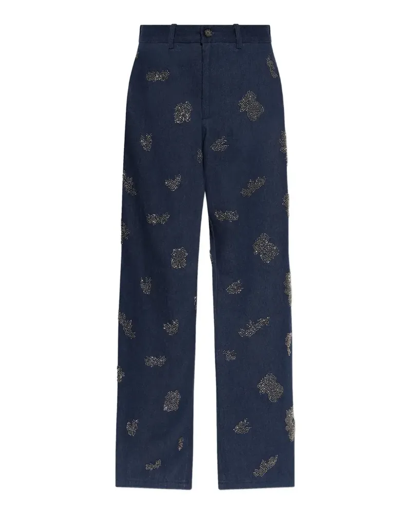 MUNTHE Valser bead-embellished jeans - Blau Blau
