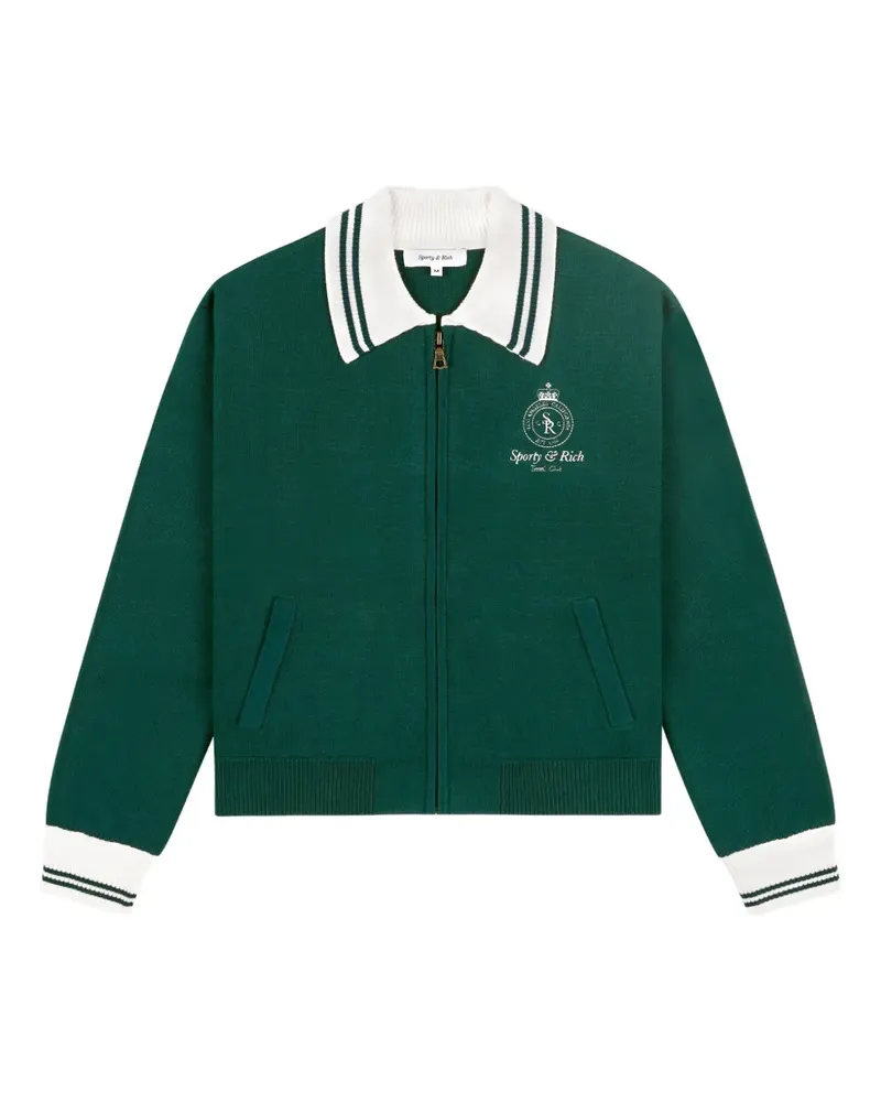 SPORTY & RICH Jacke mit Reißverschluss - Grün Grün