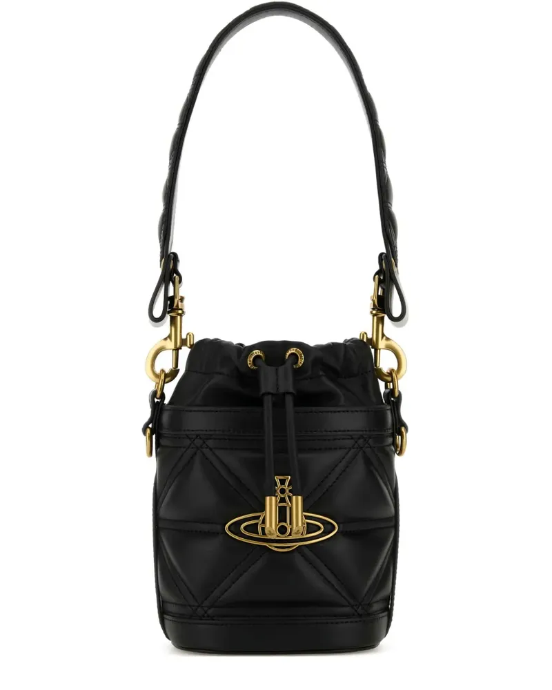 Vivienne Westwood Kleine Kitty Beuteltasche - Schwarz Schwarz