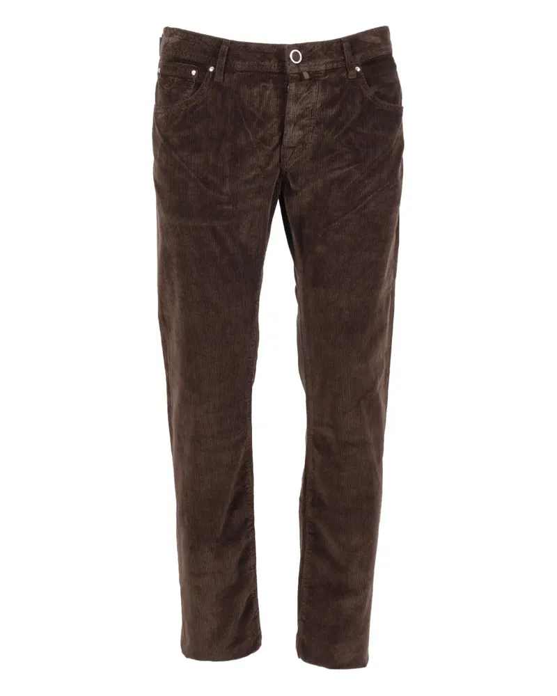 Jacob Cohën Nick corduroy five-pocket trousers - Braun Braun