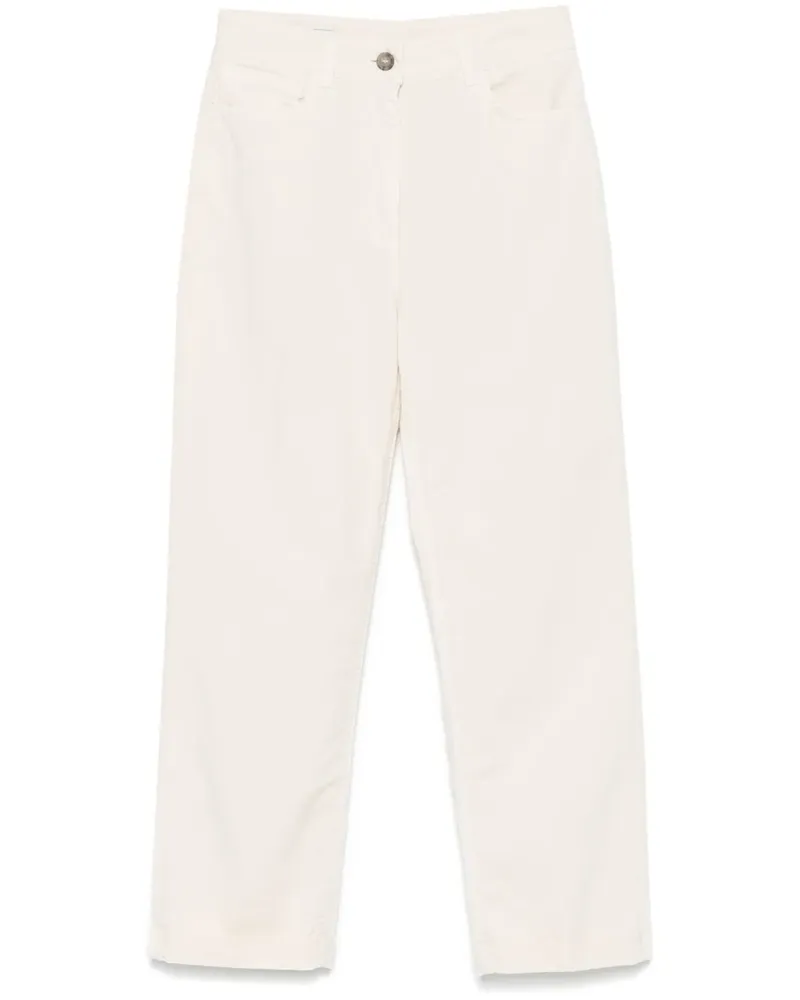Peserico Klassische Cropped-Hose - Nude Nude