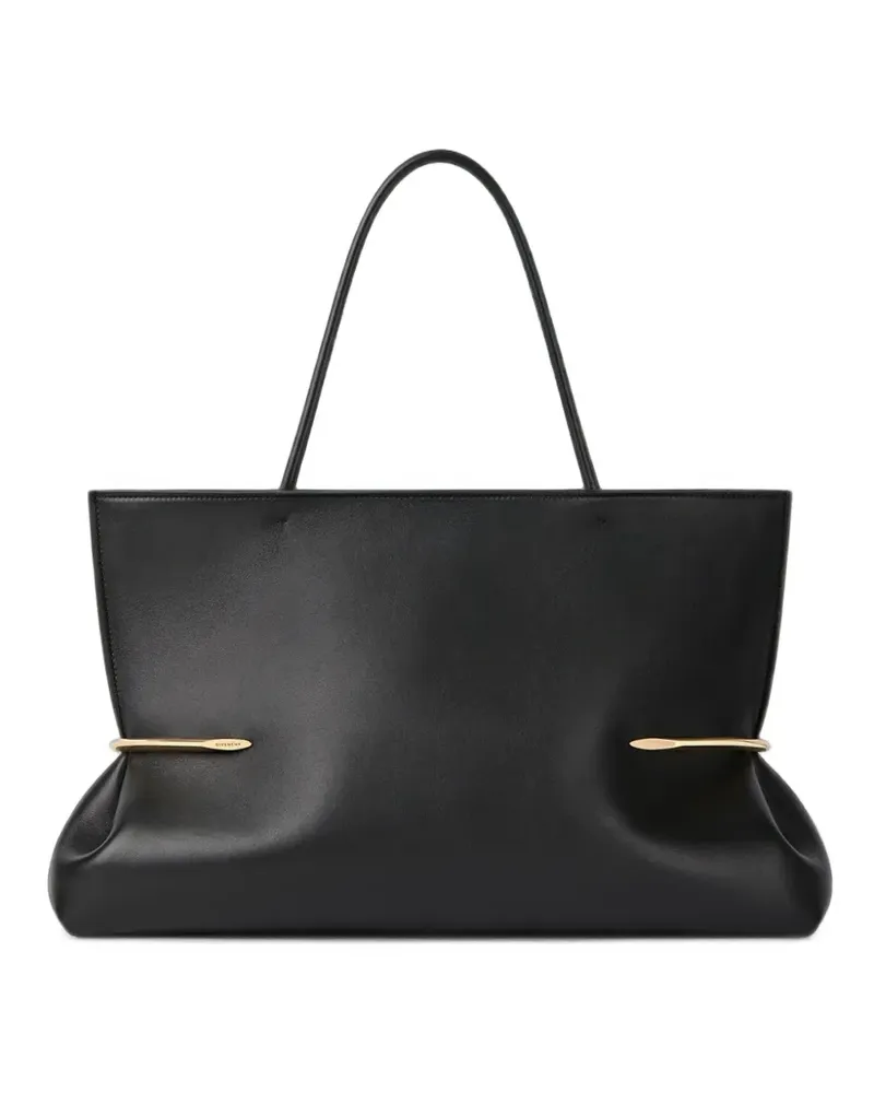 Givenchy Pinch Squeezed Horizontal Tote Bag aus Nappaleder - Schwarz Schwarz