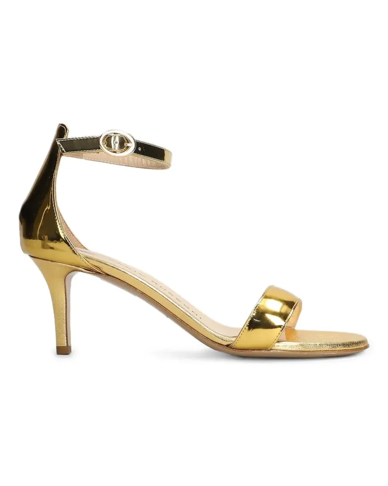 Fabio Rusconi metallic-effect ankle-strap sandals - Gold Gold
