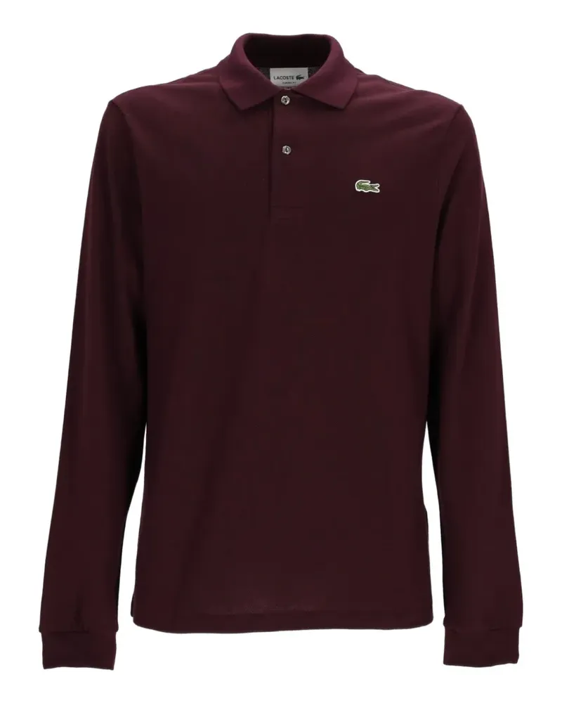 Lacoste Langärmeliges Poloshirt - Braun Braun