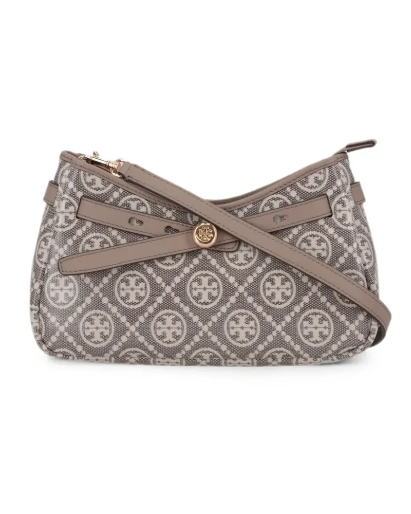 Tory Burch Romy Umhängetasche mit T-Monogramm - Braun Braun