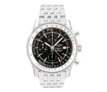 Navitimer World GMT Armbanduhr 46mm - Schwarz