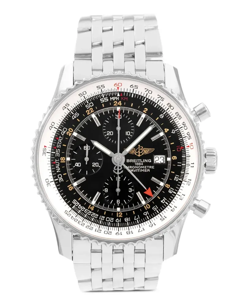Breitling Navitimer World GMT Armbanduhr 46mm - Schwarz Schwarz