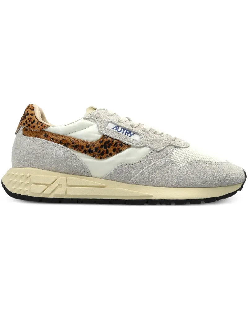 AUTRY Reelwind Sneakers mit Leoparden-Print - Grau Grau