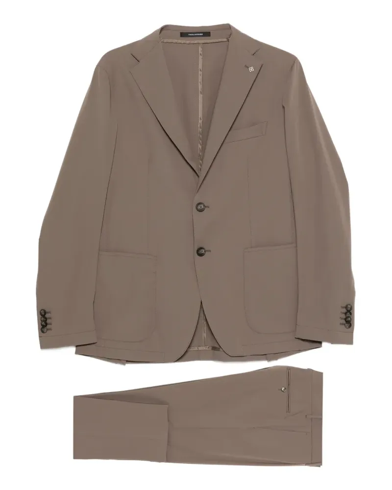 Tagliatore Anzug mit fallendem Revers - Braun Braun