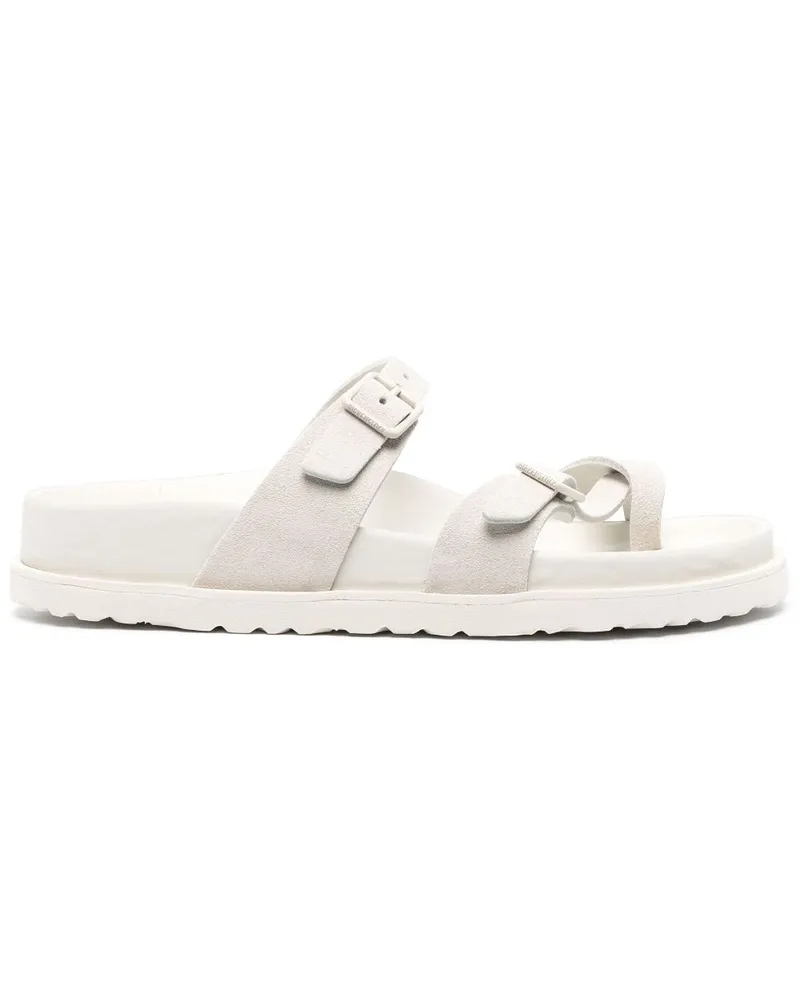 Birkenstock Sandalen mit Schnallen - Nude Nude