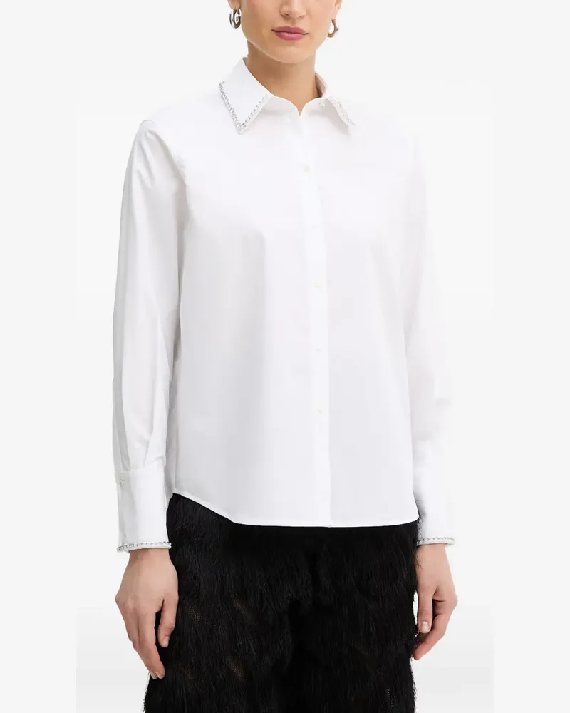 Karl Lagerfeld chain-trim shirt - Weiß Weiß