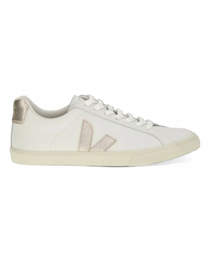 VEJA Esplar leather white platine sneakers - Weiß Weiß