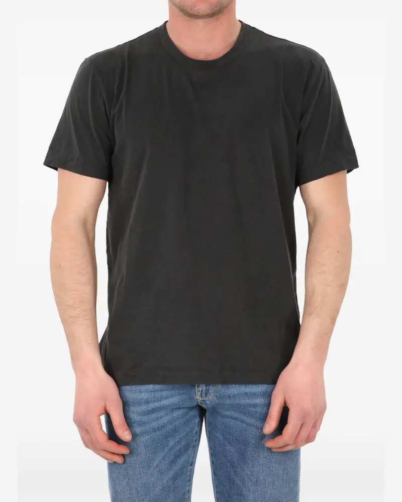 James Perse T-Shirt mit lockerer Passform - Grau Grau