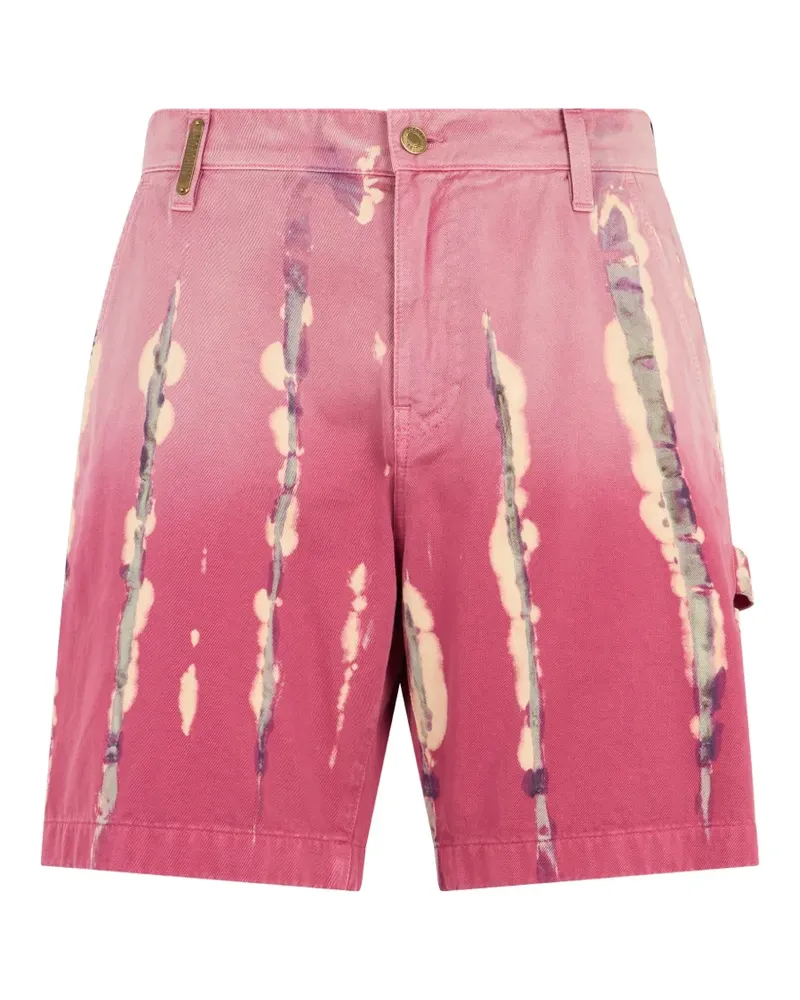 Moschino Cargo-Shorts im Distressed-Look - Rosa Rosa