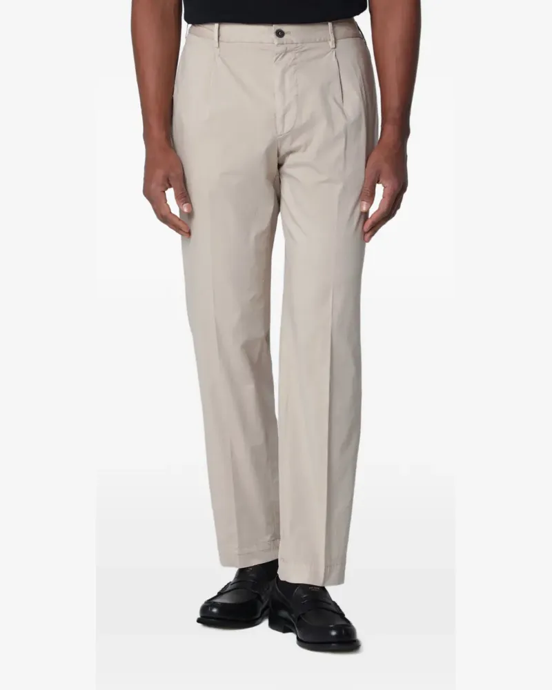 Biagio Santaniello Irno pleated trousers - Nude Nude