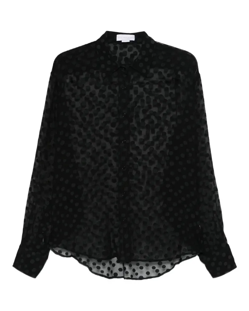 Stella McCartney Hemd mit Polka Dots - Schwarz Schwarz