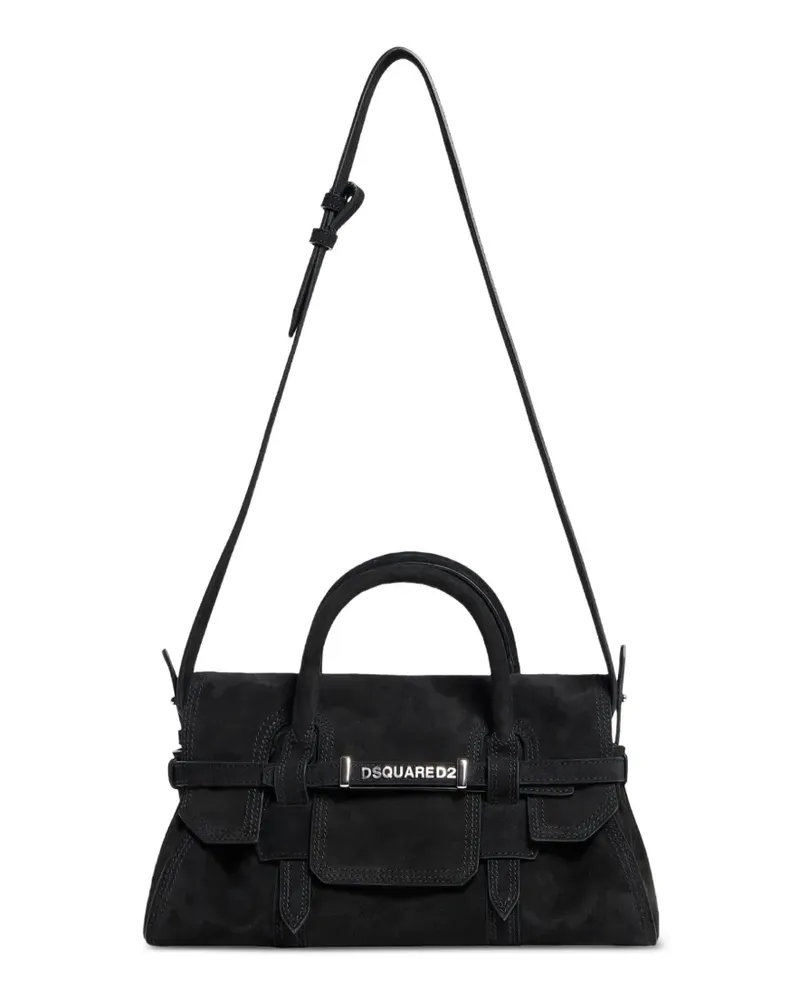 Dsquared2 Shopper aus Wildleder - Schwarz Schwarz