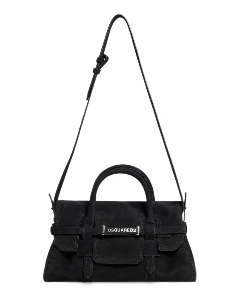 Dsquared2 Shopper aus Wildleder - Schwarz Schwarz