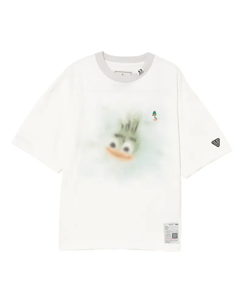 MIHARAYASUHIRO T-Shirt mit grafischem Print - Weiß Weiß