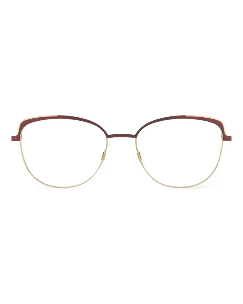 CAZAL Klassische Cat-Eye-Brille - Gold Gold