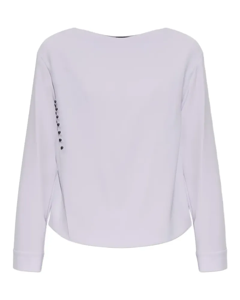 Emporio Armani Hemd mit Knopfdetail - Violett Violett