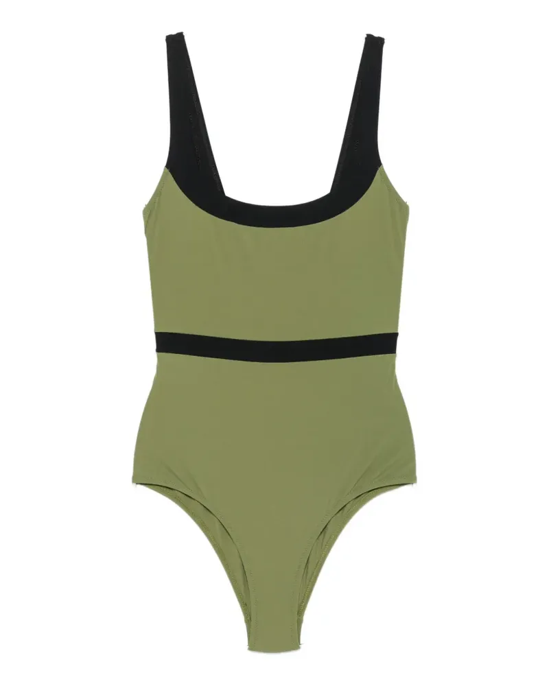 Laura Urbinati scoop-neck swimsuit - Grün Grün