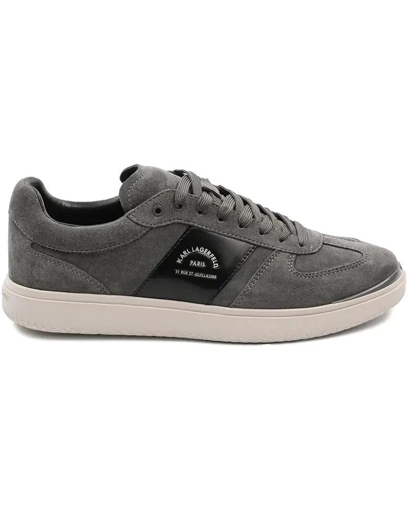 Karl Lagerfeld Sneakers aus Wildleder - Grau Grau