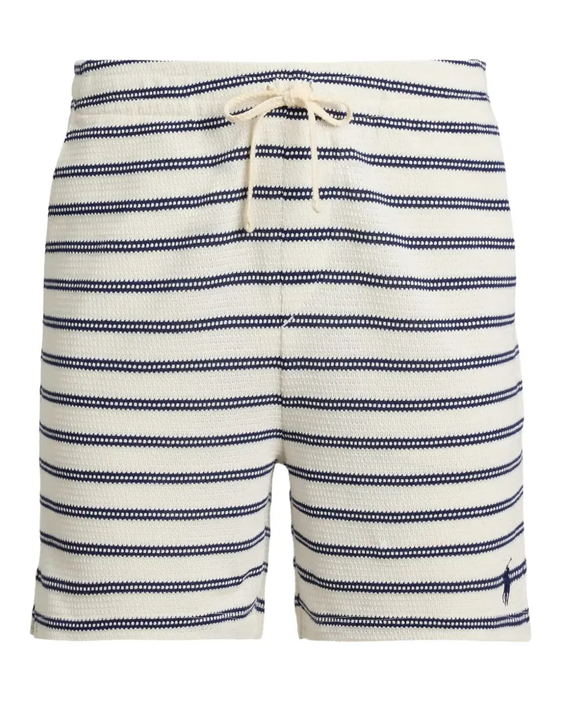 Ralph Lauren Gestreifte Badeshorts mit Kordelzug - Nude Nude