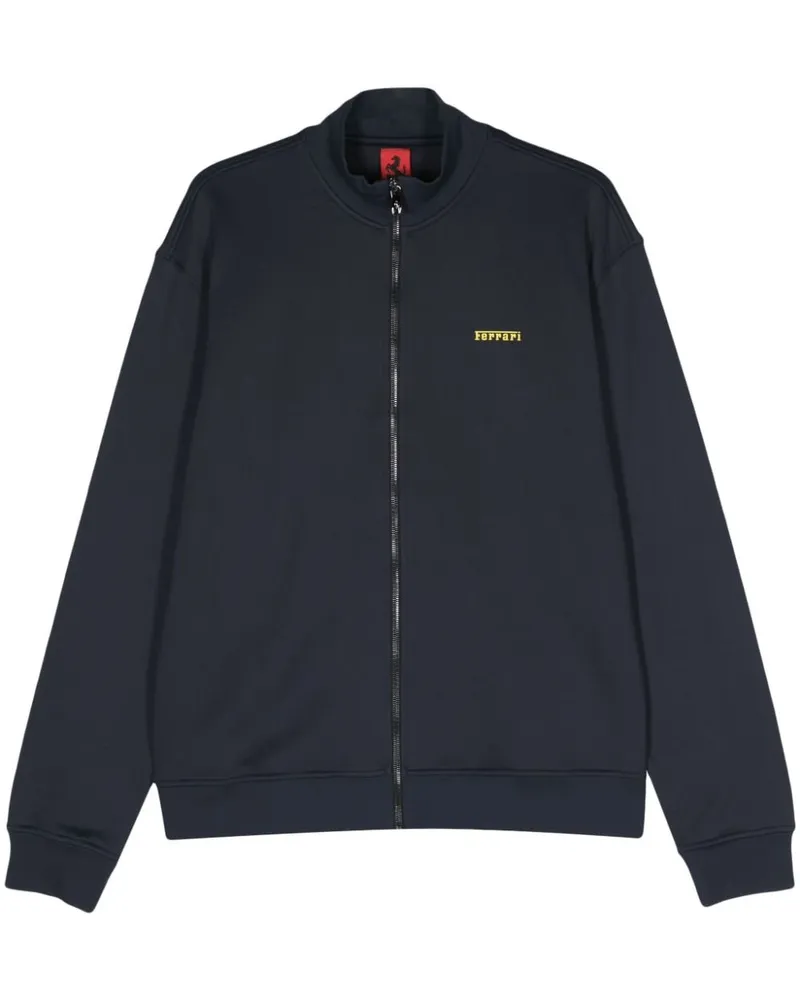 Ferrari Sweatshirt mit gummiertem Logo - Blau Blau
