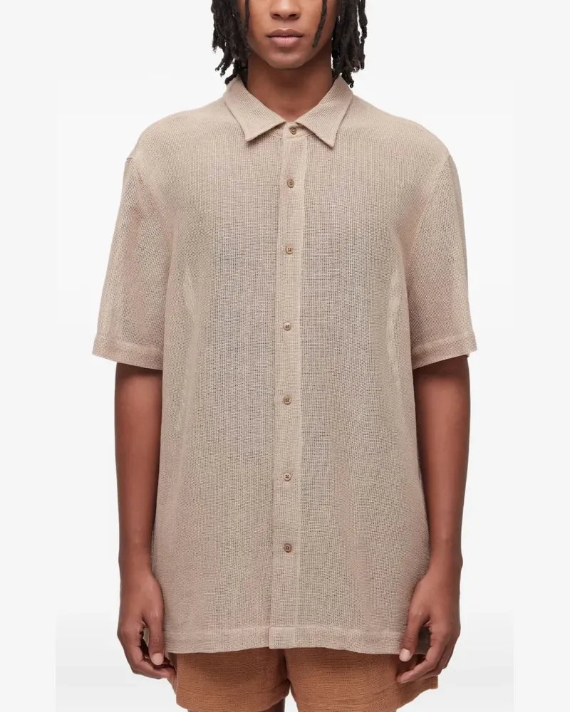 Osklen Klassisches Hemd - Nude Nude