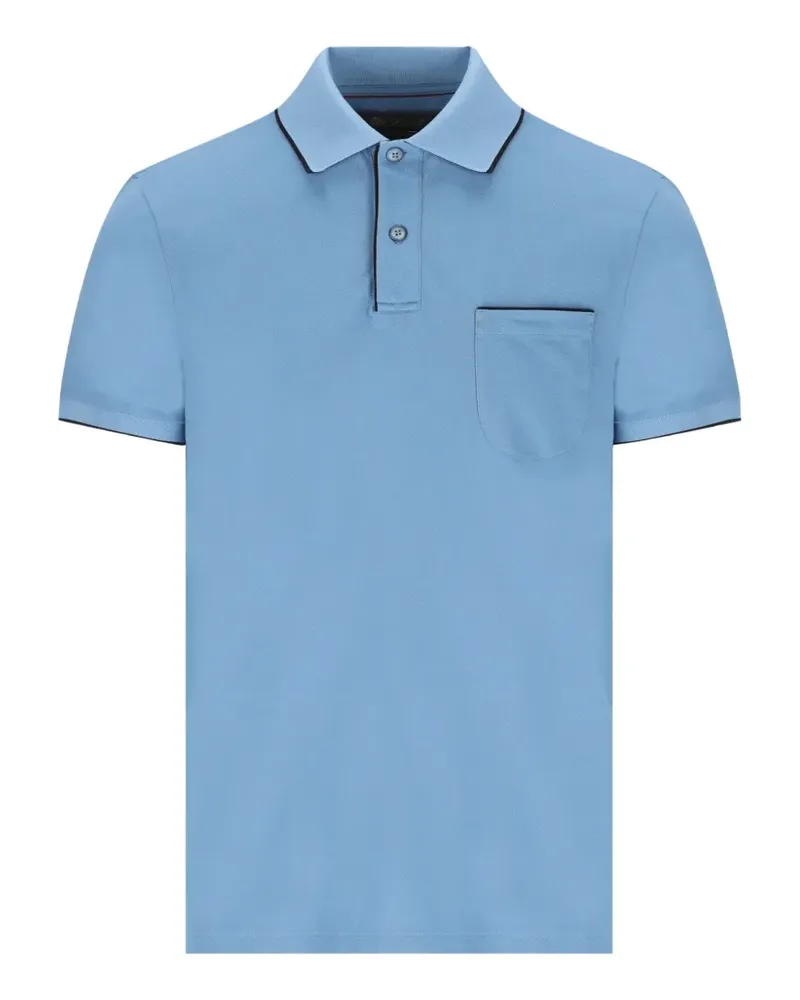 Loro Piana Regatta chest-pocket piped polo shirt - Blau Blau