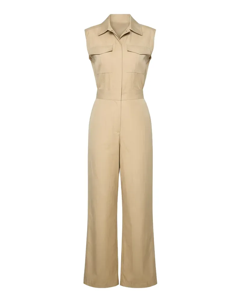 Pennyblack sleeveless flap-pocket jumpsuit - Nude Nude