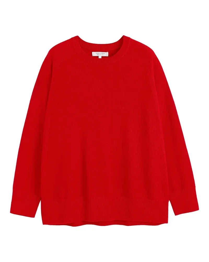 Chinti & Parker Klassischer Kaschmirpullover - Rot Rot