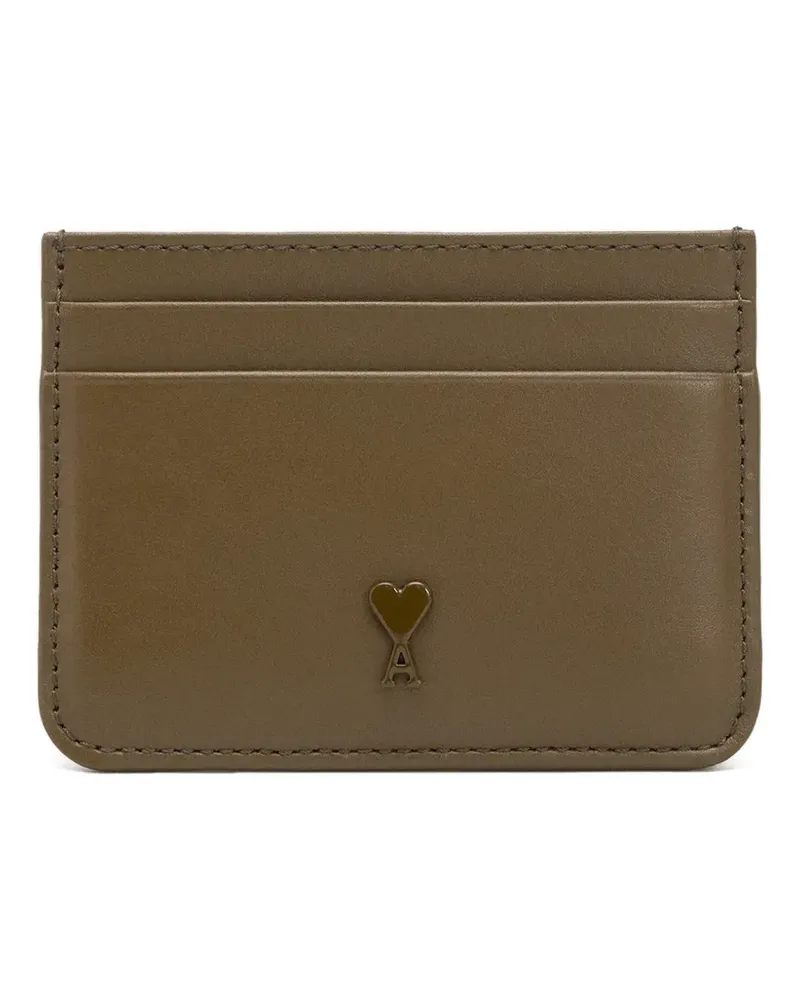 AMI Paris Ami De Coeur cardholder - Braun Braun