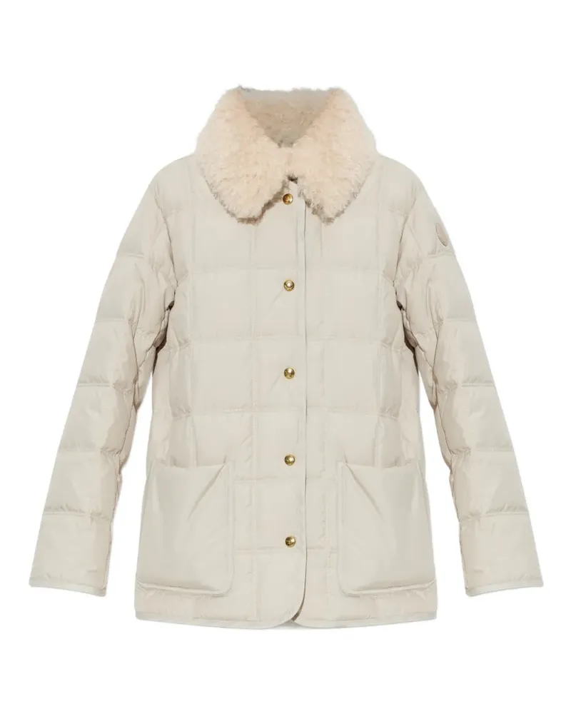 Moncler Cygnes quilted down jacket - Nude Nude