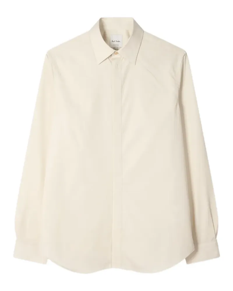 Paul Smith striped-cuff shirt - Nude Nude