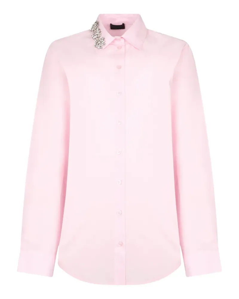 Liu Jo crystal-embellished shirt - Rosa Rosa